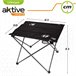Mesa plegable textil para camping Aktive Negro