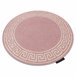 Alfombra HAMPTON Grecos círculo 120x120 Rosa