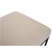 Beliani Chaise longue Piel sintética, Lino sintético MALMOS Beige