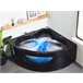 Beliani Bañera de interior TOCOA 146x205 Negro