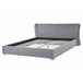 Beliani Cama con somier Poliéster PARIS 195x228 Dorado