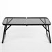 Aktive Mesa plegable camping maletín antivuelco y ultraligera para barbacoa Negro