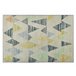 Beliani Alfombra de pelo corto YAYLA 140x200 Gris Claro