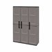 Armario exterior en PVC Gris