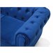 Beliani Conjunto de sofás CHESTERFIELD Azul Marino