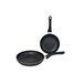 Set sartenes diámetros 20cm y 24cm Negro