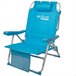 Silla mochila plegable aluminio Aktive Beach 5 posiciones Azul