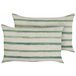 Beliani Cojín decorativo KAFRA 50x30 Verde