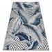 Alfombra Estructural BOTANIC 65242 Plumas, zigzag 176x270 Gris