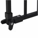 Barrera de Seguridad Metal, Plástico PawHut Negro