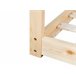 Beliani Cama con somier Madera de pino TOSSE 98x200 Blanco