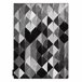 Alfombra INTERO PLATIN 3D Triángulos 280x370 Gris