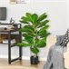 Árbol Perenne Artificial PE, PEVA HOMCOM, hogar - decoración Verde