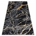 Alfombra GLOSS moderno 529A 82 Mármol Roca elegante glamour 200x290 Negro