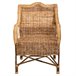 Sillón de bambú y ratán Marron