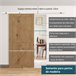 Herraje para Puerta Corredera Metal, Plástico HOMCOM 186 Plateado