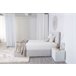 Cama abatible LUXURY II color gris claro 140x190cm Gris Claro