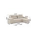 Chaise longue PHOENIX convertible en cama Beige