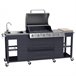 Cocina exterior TEXAS - 4+1 quemadores Negro