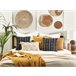 Beliani Cojín decorativo BENZOIN Blanco/ Beige