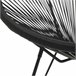 Silla de jardín ACAPULCO IV Silla de jardín ACAPULCO IV Negro