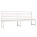 Banco De Jardín 201x48 Blanco