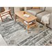Beliani Kilim ARATASHEN 160x230 Gris