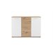 Aparador con 2 puertas y 4 cajones JACKY Blanco/ Madera