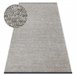 Alfombra FLORENCE 24021 glamour tejido plano flecos 135x190 Crema