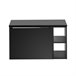 Mueble bajo lavabo de con 2 nichos Éros Negro