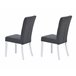 Pack de 2 sillas de comedor BRIGHTON Pack de 2 sillas de comedor BRIGHTON Gris Oscuro