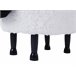 Beliani Puf animal SHEEP Blanco