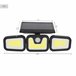 Aktive Aplique solar LED con sensor de movimiento 350 lúmenes Negro