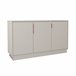 Aparador 140cm 3 puertas gris MUNAY Gris
