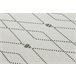 Alfombra de cuerda sisal COLOR Rombos 200x290 Gris