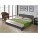 Corium Cama Doble Skagen tapizada en tela 189x210 Gris