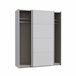 Armario NEVADA puertas correderas Gris