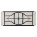 Mesa rectangular patas plegables blanco efecto granito LIFETIME 182 x 76 x 73,5 cm Blanco