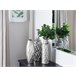 Beliani Jarrón decorativo BASSANIA Gris