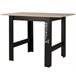 Mesa de cocina extensible INDUSTRY Negro/ Madera