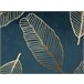 Beliani Cojín decorativo FREESIA 45x45 Azul/ Verde