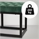 Banco banqueta pie de cama asito diseño 120x37 Verde