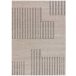 Alfombra geométrica con relieve PAULA - ATTICGO 160x230 Beige