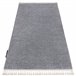 Alfombra BERBER 9000 Franjas Bereber Marroquí Shaggy 200x290 Gris