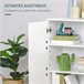 Armario de Baño MDF kleankin, hogar - baño 60 Blanco