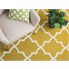 Beliani Alfombra de pelo corto SILVAN 160x230 Amarillo