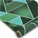 Alfombra antideslizante TRÓJKĄTY triángulos 57x430 Verde