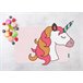 Mantel individual Infantil Unicornio Rosa