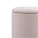 Puff almacenaje MOA Vinthera acolchado Beige