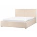 Beliani Cama con almacenaje Bouclé MOISSAC 177x224 Beige